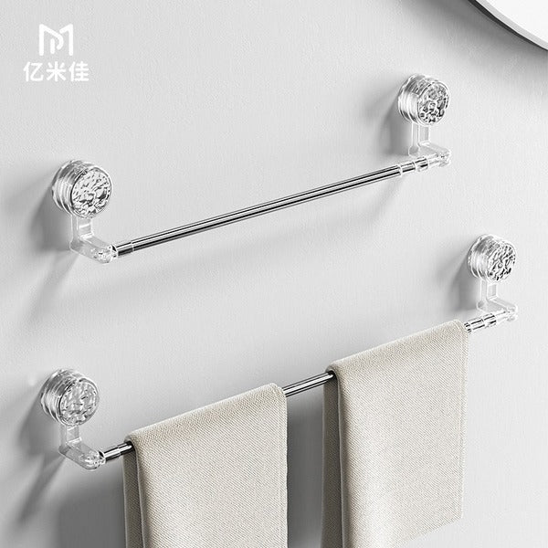 Rotating Suction Cup Towel Rack
