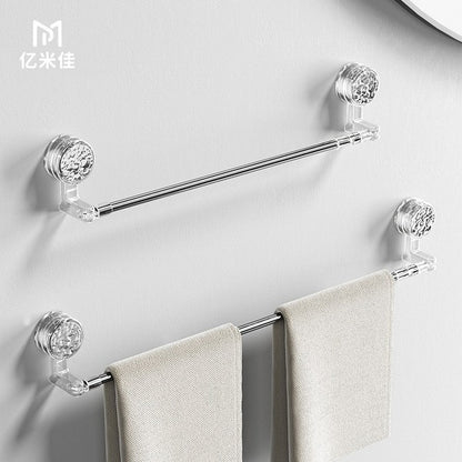 Rotating Suction Cup Towel Rack